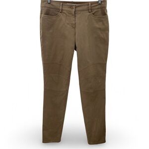 Trina Turk Women’s Tan Elevated Cocoa Soft Chinos Pants Size 8